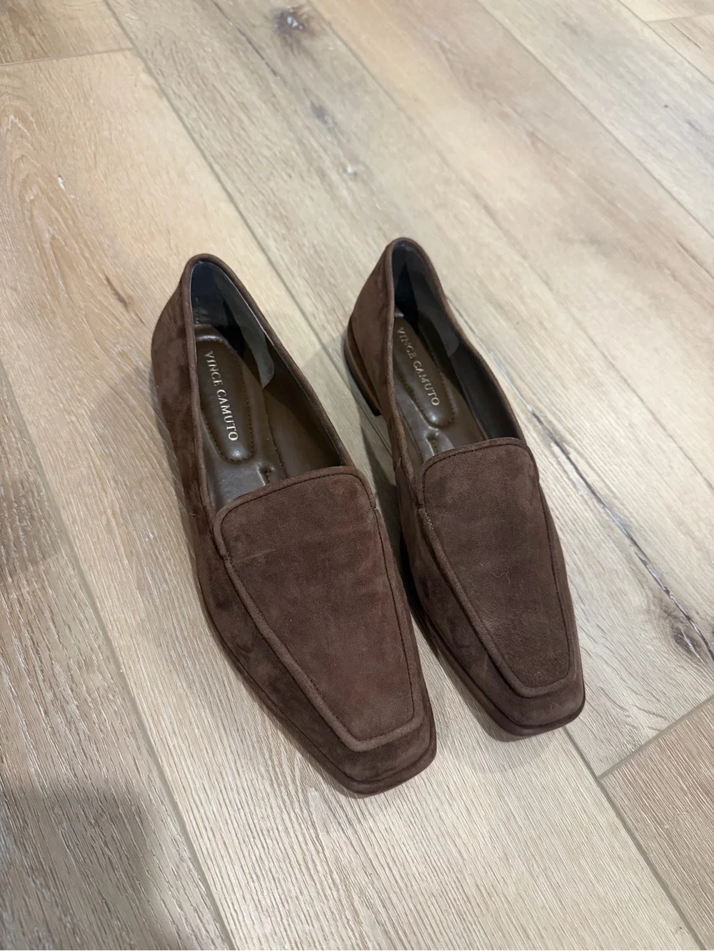 Vince Camuto Brown SuedeLoafers